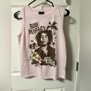 Zion Rootswear Light Pink Bob Marley Tank Top